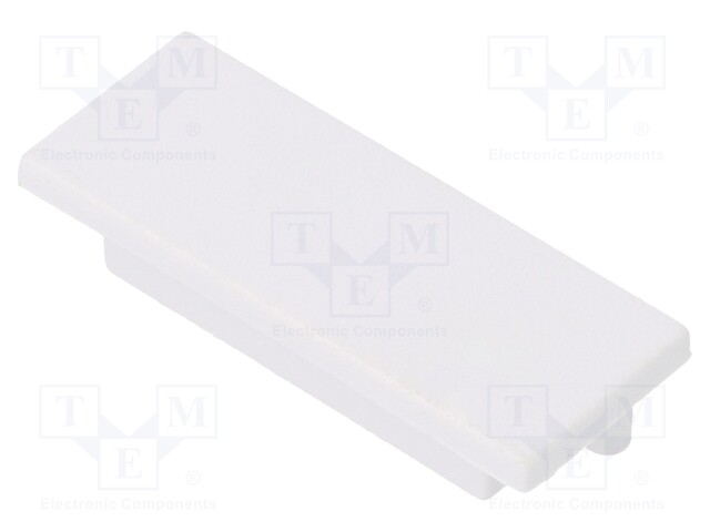 Cap for LED profiles; white; ABS; Application: VARIO30-01