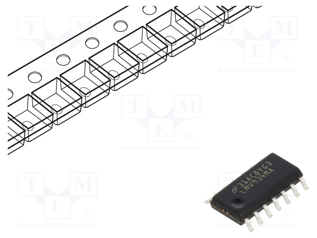 Operational Amplifier, 4 Amplifier, 1.5 MHz, 0.42 V/µs, 1.8V to 5.5V, SOIC, 14 Pins