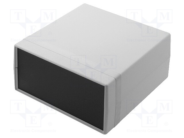 Enclosure: with panel; 1598; X: 160mm; Y: 160mm; Z: 86mm; ABS; grey