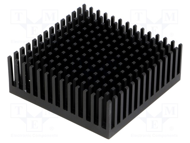 Heatsink: extruded; black; L: 45.7mm; W: 45.7mm; H: 16.51mm; anodized