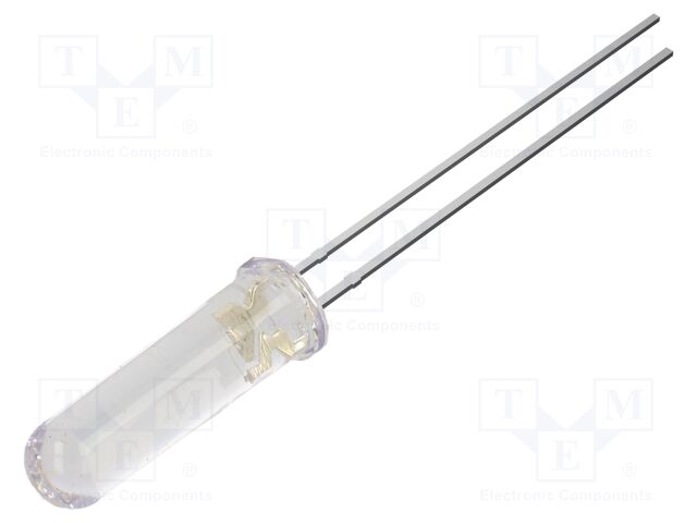 LED; green; 5mm; 4200mcd; 60°; Front: convex; 12VDC; No.of term: 2