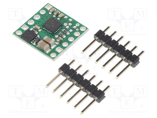 DC-motor driver; 100kHz; PWM; 1.9A; Uin mot: 4.5÷48V; Uin log: 5.5V