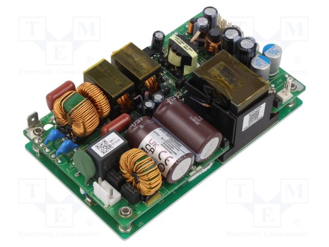 Power supply: switched-mode; open; 550W; 80÷264VAC; OUT: 1; 48VDC