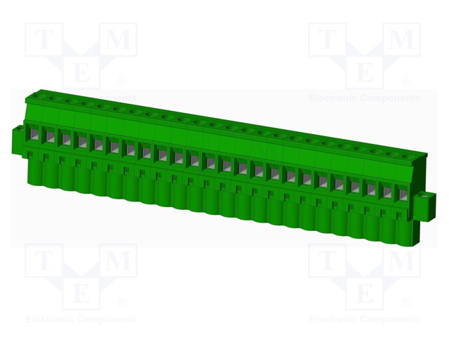 Connector: pluggable terminal block; plug; female; angled 90°