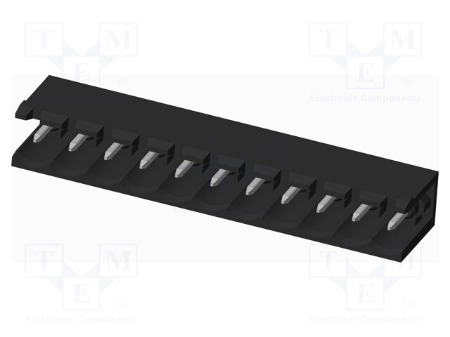 Connector: pluggable terminal block; socket; male; on PCBs