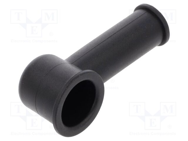 Caps; black; PVC; L: 37mm; Ø: 6mm,11mm; for spark plugs
