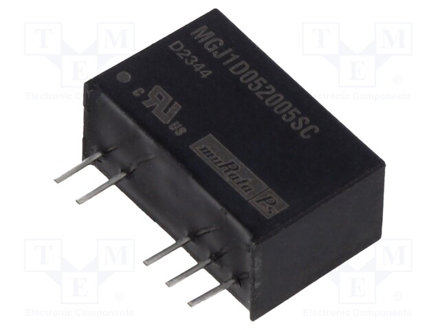 Converter: DC/DC; 1W; SIP; THT; MGJ1; OUT: 2