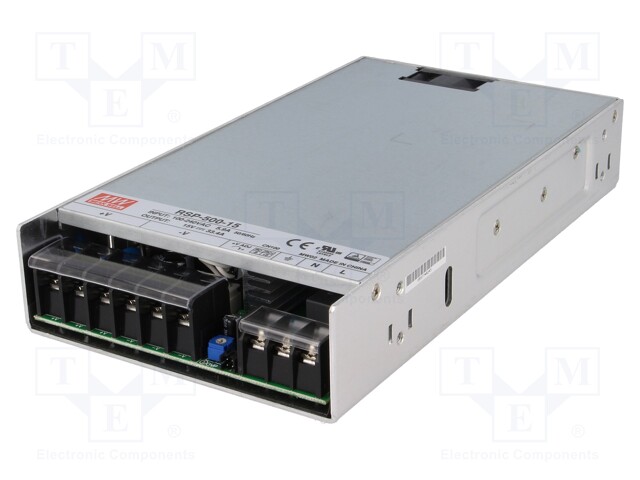 Power supply: switched-mode; modular; 501W; 15VDC; 230x127x40.5mm