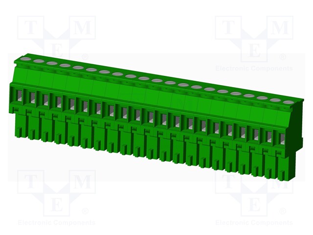 Connector: pluggable terminal block; plug; female; angled 90°