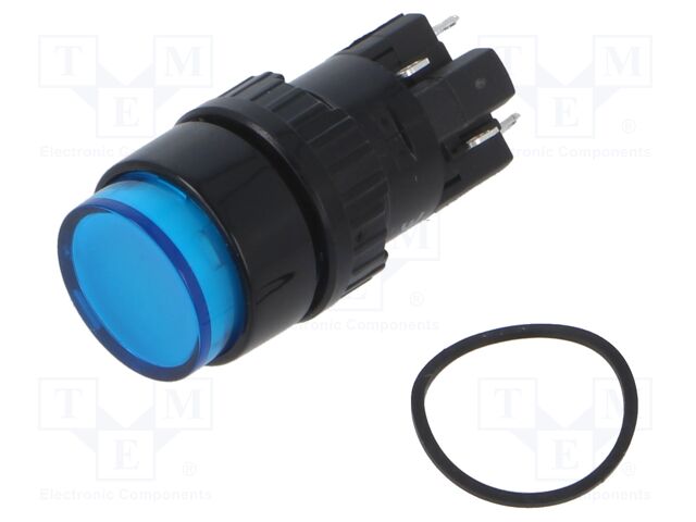 Switch: push-button; Pos: 2; SPDT; 2A/220VAC; 0.1A/220VDC; ON-(ON)