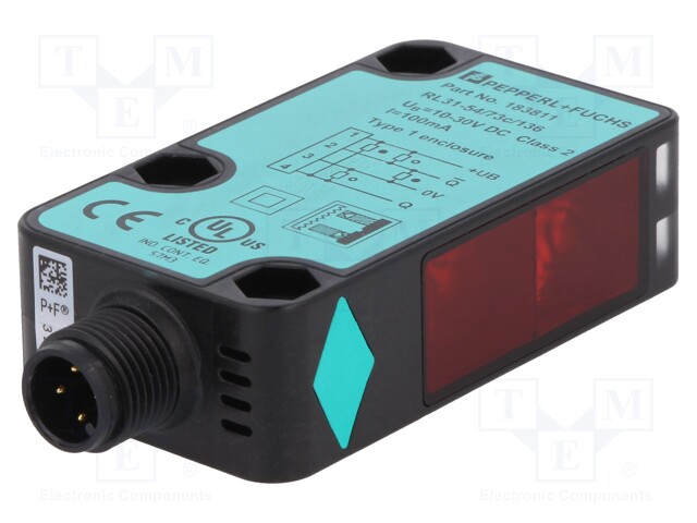 Sensor: photoelectric; Range: 0.2÷9m; push/pull; DARK-ON; 100mA