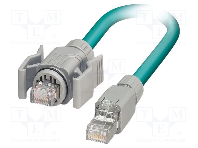 Patch cord; S/UTP; Cat 5; RJ45 plug,both sides; stranded; Cu; 2m