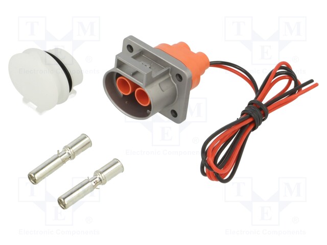 Connector: DC supply; female; Mech.durability: 100cycles; PIN: 2