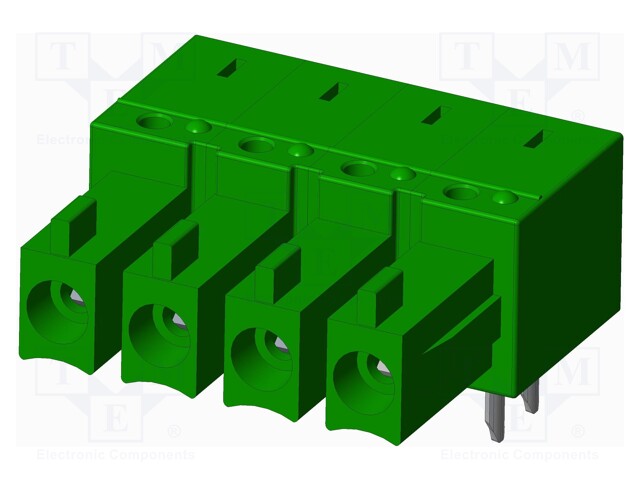 Connector: pluggable terminal block; socket; female; angled 90°