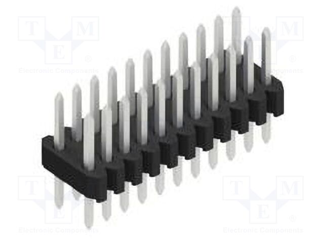 Connector: pin strips; pin header; male; PIN: 22; 1.27mm; THT; 2x11