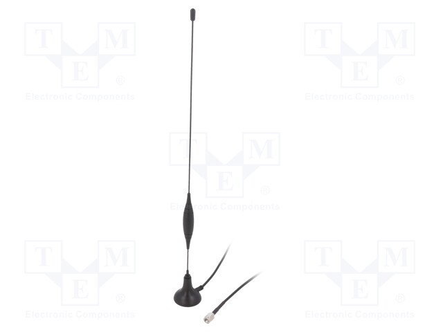 Antenna; 3G,GSM; 5dBi; magnet; 824÷894MHz,900MHz,1.8GHz; male,SMA