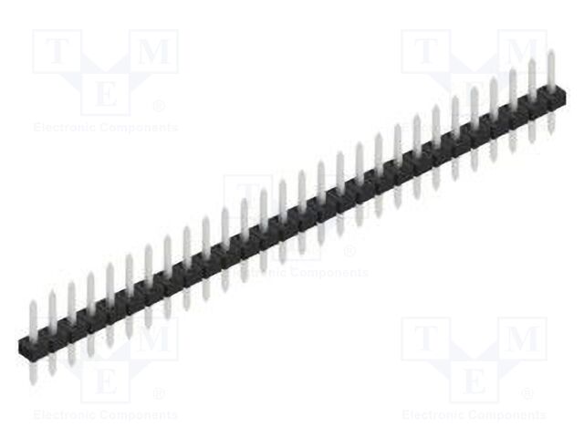 Connector: pin strips; pin header; male; PIN: 28; 2mm; THT; 1x28