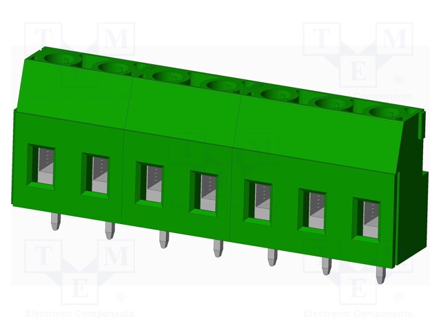 Connector: PCB terminal block; terminal; Plating: tinned; on PCBs