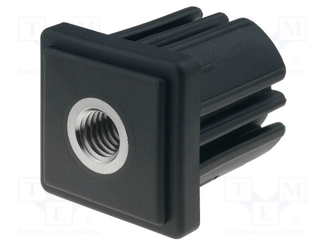 Plugs; for feet fastening,for profiles; H: 43mm; Mat: polyamide