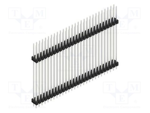 Connector: pin strips; pin header; male; PIN: 56; 2.54mm; THT; 2x28