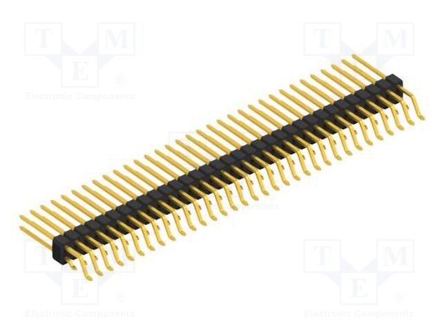 Connector: pin strips; pin header; male; PIN: 66; 2.54mm; SMT; 2x33