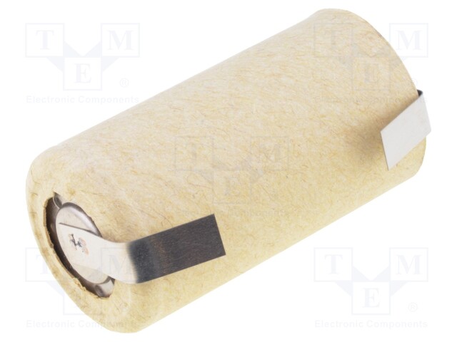 Re-battery: Ni-Cd; SubC; 1.2V; 1900mAh; Leads: soldering lugs