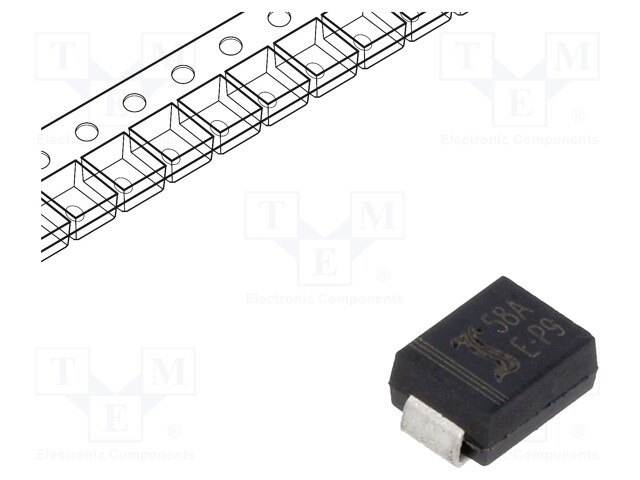 Diode: TVS; 600W; 64.4÷71.5V; 6.4A; unidirectional; ±5%; SMB