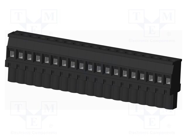 Connector: pluggable terminal block; plug; female; angled 90°
