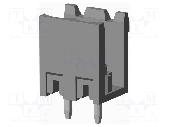 Connector: pluggable terminal block; socket; male; on PCBs