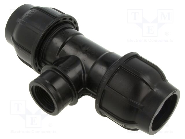 Splice terminal: clamping; for PE pipes; Plast; Medium: water