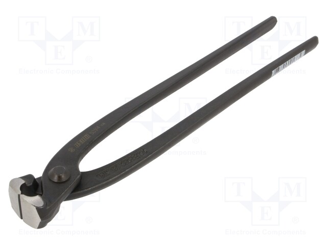 Concreters nippers; phosphate head,forged,cure; 280mm