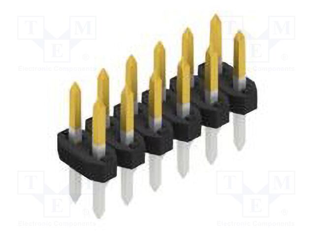 Connector: pin strips; pin header; male; PIN: 12; 2mm; THT; 2x6; 100V