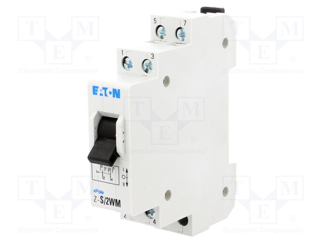 Module: toggle switch; 16A; Mounting: DIN; IP40; 230VAC
