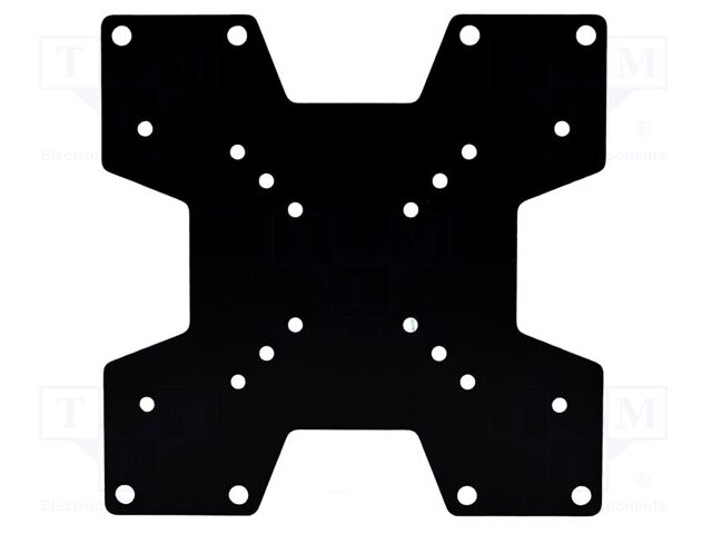VESA adapter; black; steel