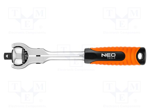 Rattle; 1/2"; pivoting; 360mm; Teeth: 72