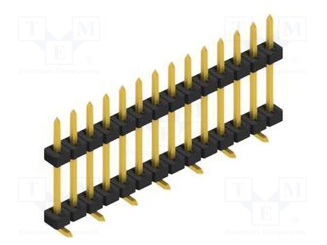 Connector: pin strips; pin header; male; PIN: 14; 2mm; SMT; 1x14
