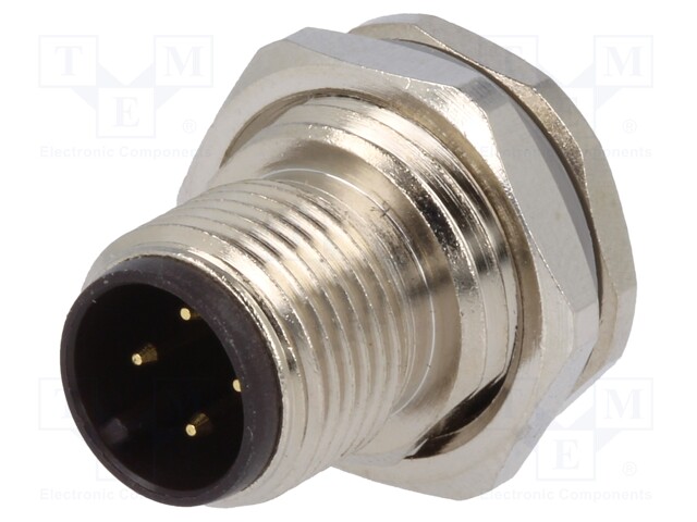 Socket; M12; PIN: 4; male; A code-DeviceNet / CANopen; soldering