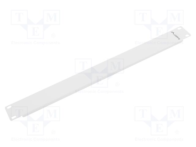 Stopper; 1U; grey; Standard: 19"