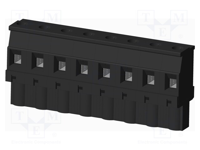Connector: pluggable terminal block; plug; female; angled 90°
