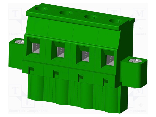 Connector: pluggable terminal block; plug; female; angled 90°