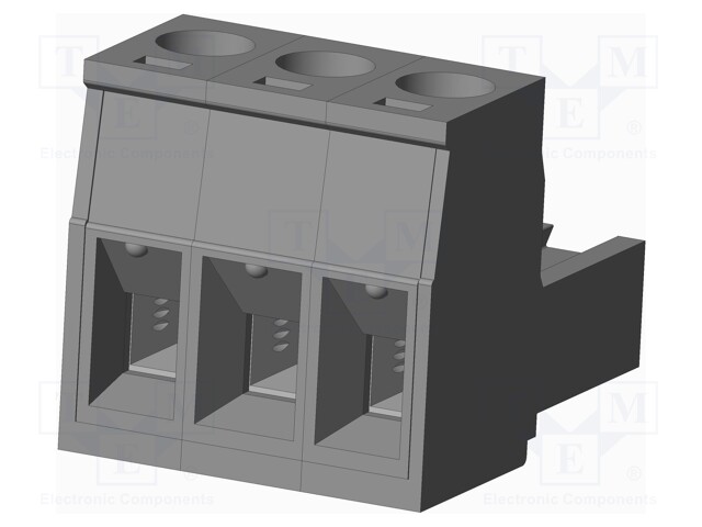 Connector: pluggable terminal block; plug; female; straight; grey