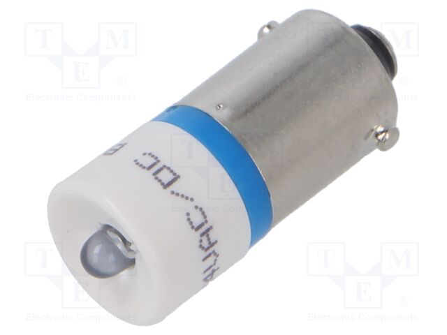 LED lamp; blue; BA9S; 24VDC; 24VAC; No.of diodes: 1