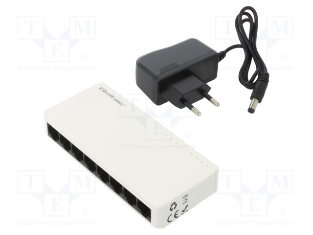 Switch Fast Ethernet; PnP,LED status indicator,PoE (PoE); 150m