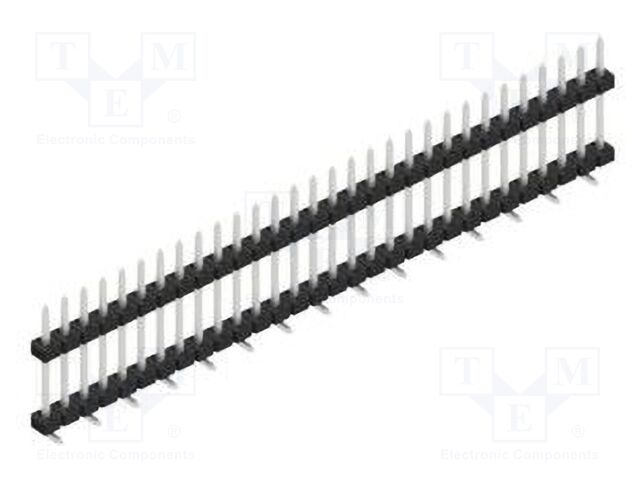 Connector: pin strips; pin header; male; PIN: 30; 2mm; SMT; 1x30