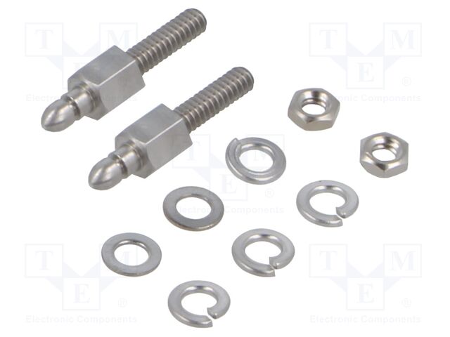 Locking: push-pull; UNC 4-40; Accessories: fixation screw
