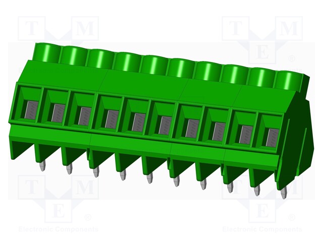 Connector: PCB terminal block; terminal; Plating: tinned; on PCBs