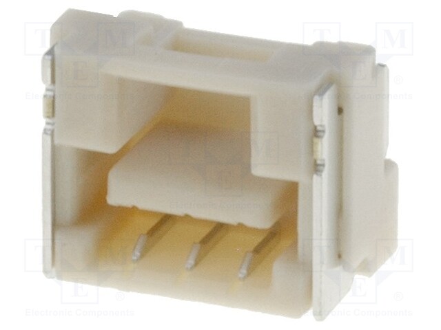 Socket; wire-board; male; CLIK-Mate; 1.25mm; PIN: 3; SMT; 1A; 50V