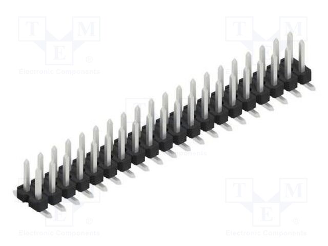 Connector: pin strips; pin header; male; PIN: 40; 2.54mm; SMT; 2x20