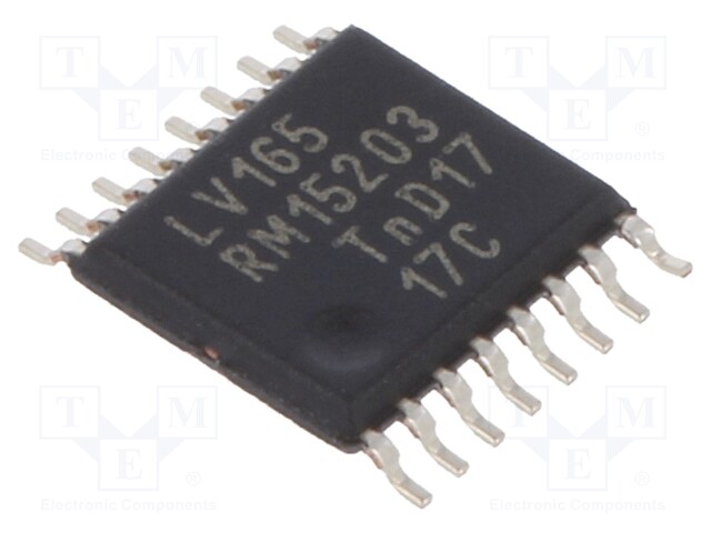 IC: digital; 8bit,shift register,serial output,parallel in; SMD