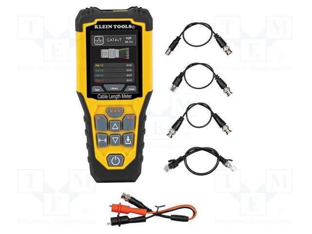 Tester: LAN network analyzer; LCD; Measured cable l: max.610m